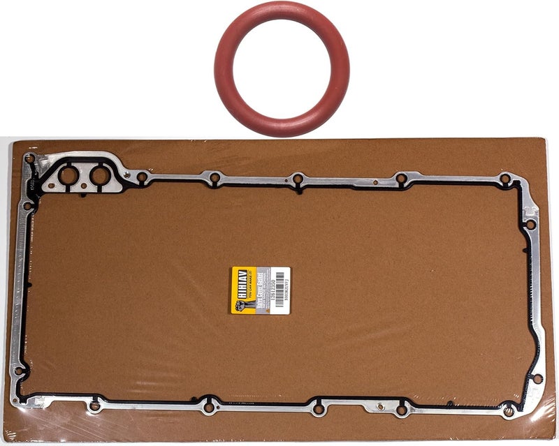 12612350 for Chevy Silverado 53 Oil Pan Gasket 48 60 62L Chevy Suburban Express Trailblazer GMC Sierra Yukon Cadillac Escalade Tahoe LS Engine Oil Pan Gasket 1999 2000 2001 2002 20032020 OS30693R