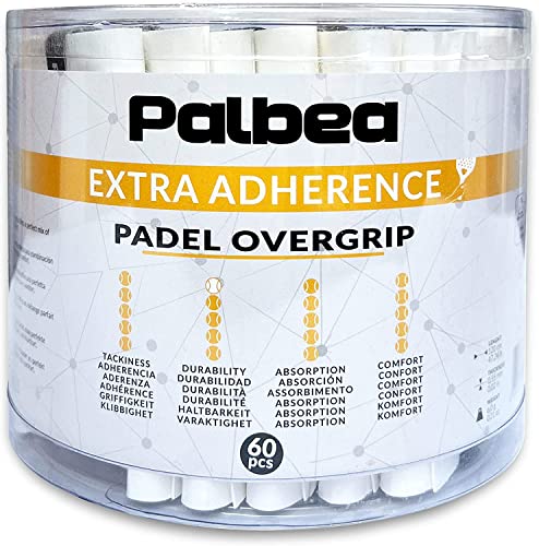Palbea Padel Racket Grip Tape - Packs of 60. Padel Tennis Racket Grip Tape - Padel Tennis Grips Overgrip for Sweat Absorption & Non-Slip. Also Suitable as Tennis Racquet Grip Wrap Tape. - Image 1