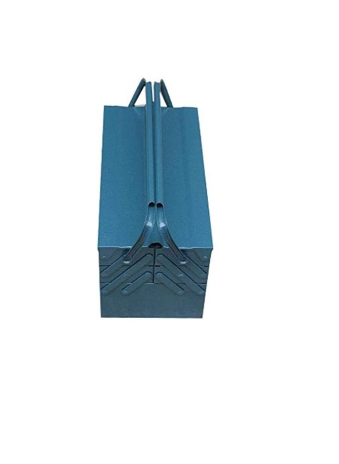 Midwest - Metal Tool Box 21" Blue Color 5Tray - Image 1
