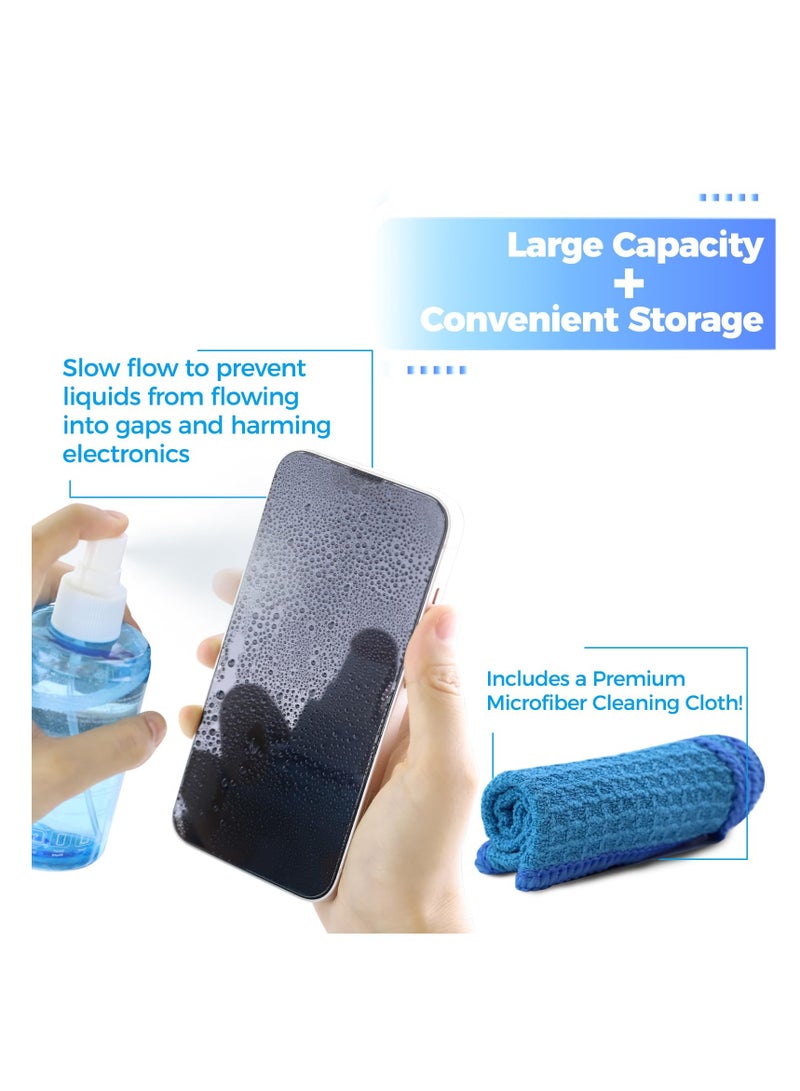 KASTWAVE Premium Screen Cleaner Kit  Non-Drip Spray for TVs, Computers, Phones & Tablets (200ml/6.7oz) with Microfiber Cloth - Image 4