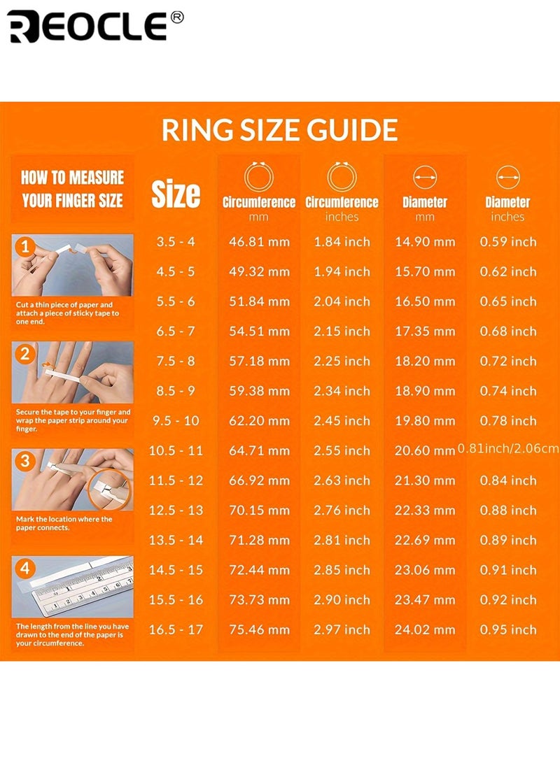 REOCLE Unisex Vintage Style Zinc Alloy Ring with Synthetic Two Tone Faux Gemstone Retro Domineering Design Luxury Jewelry Suitable for Banquet Party Daily Wear Special Occasions Durable Stylish for Men for Women for Adults (Size 11) - Image 5