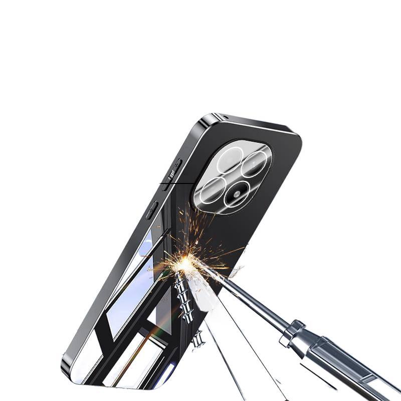 غطاء واقي، مقاوم للصدمات لـ Redmi Note 15، حماية من السقوط , تغطية كاملة، Mirror Silver مع مرآة باللون الفضي للتنقل اليومي سهل التخزين للاستخدام المتكرر - Image 5