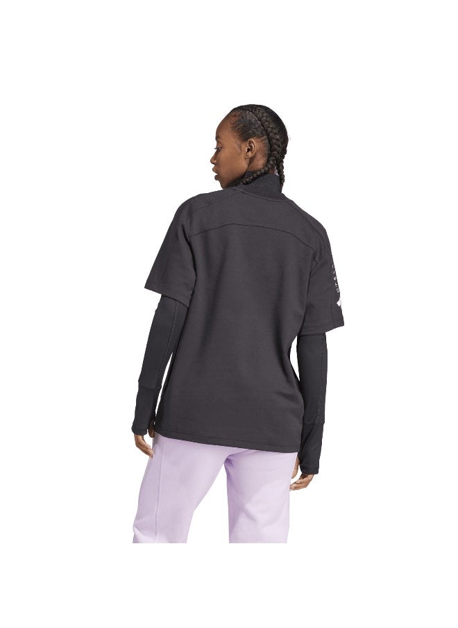 Adidas Adidas Asmc Logo Tee Black Training T-Shirts For Women Xs  - Image 5