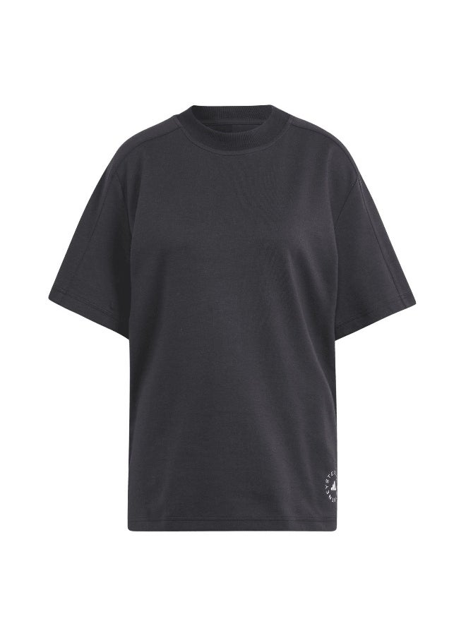 Adidas Adidas Asmc Logo Tee Black Training T-Shirts For Women Xs  - Image 2