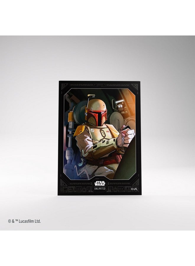 Gamegenic أكمام فن بوبا فيت من ستار وورز غير محدودة - حزمة مرخصة رسمياً تحتوي على 60 كم فن و 1 كم شفاف، حجم مُحسّن لألعاب ستار وورز غير محدودة وألعاب TCG و LCG الأخرى، مصنوعة بواسطة جيمجينيك. - Image 3