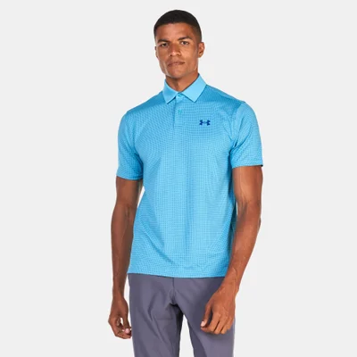UNDER ARMOUR Men's UA Tee To Green Printed Polo Shirt