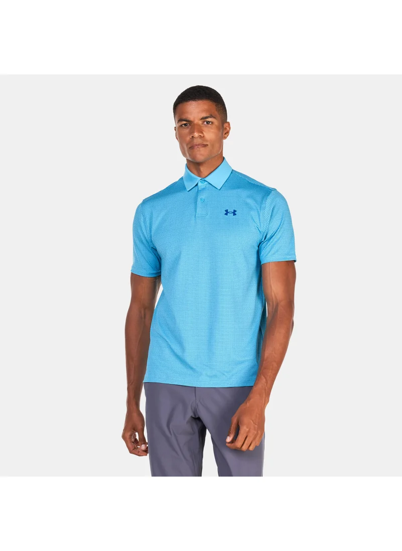 اندر ارمور Men's UA Tee To Green Printed Polo Shirt