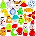 MGparty 24Pcs Christmas Squishies Toys Mochi Squishies Toys Bulk Party Favor for Kids Christmas Stocking Stuffers Goodie Bag Filler Bulk - Image 2