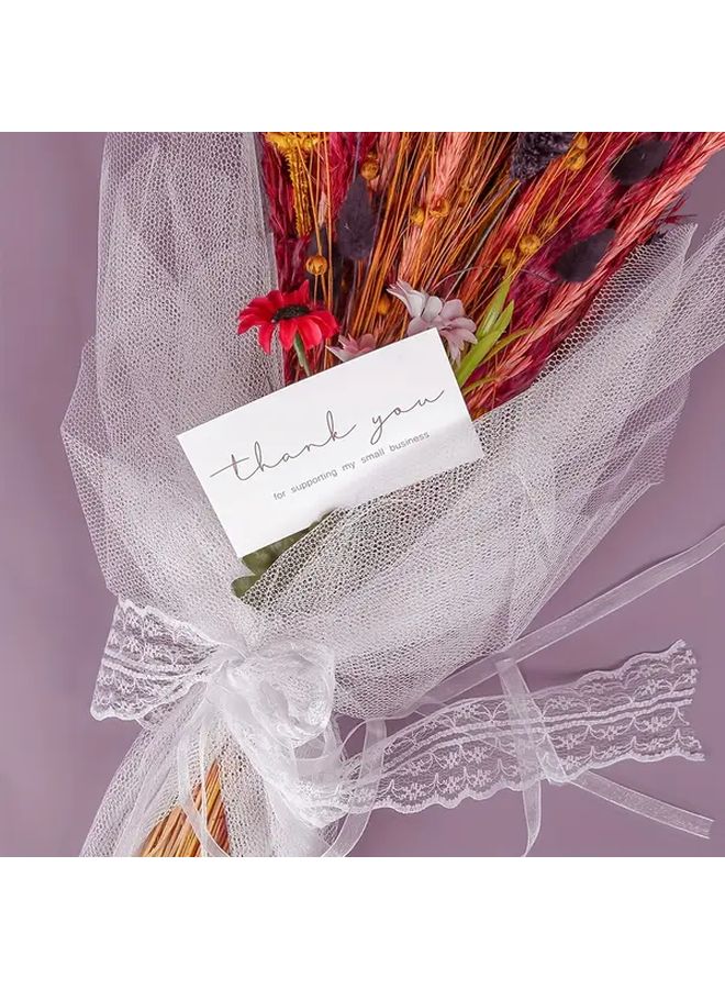 بطاقات شكر مجموعة 50 قطعة للحفلات والزفاف - Image 4