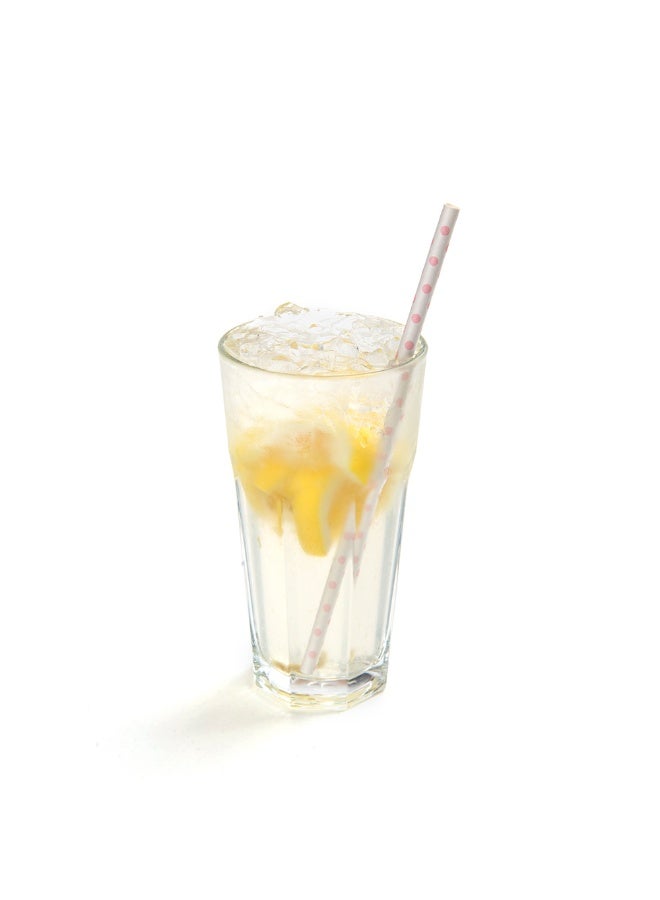 Restaurantware 7.8 Inch Paper Straws For Drinking, 100 Sturdy Eco-Friendly Paper Straws - Premium Polka Dot Design, Pink Paper DurablePaper Straws, Vibrant Colors, For Cold Drinks - Image 2