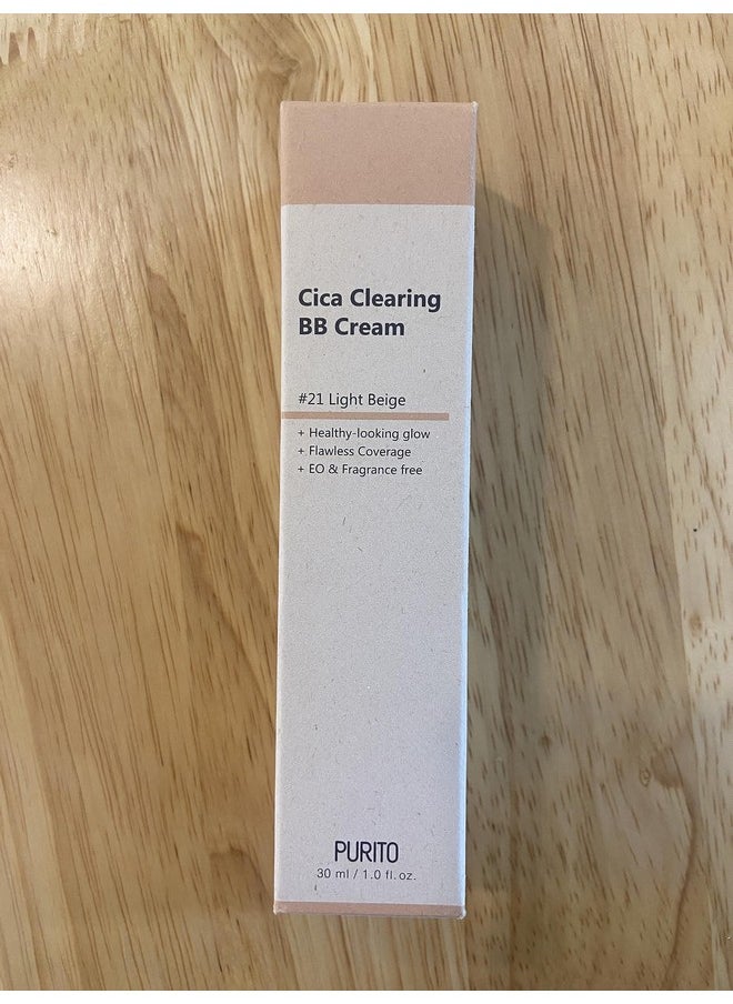 PURITO - Cica Clearing Bb Cream 21 Light Beige 1 Fl.Oz ; 30Ml, Vegan Bb Cream, Tinted - Image 1