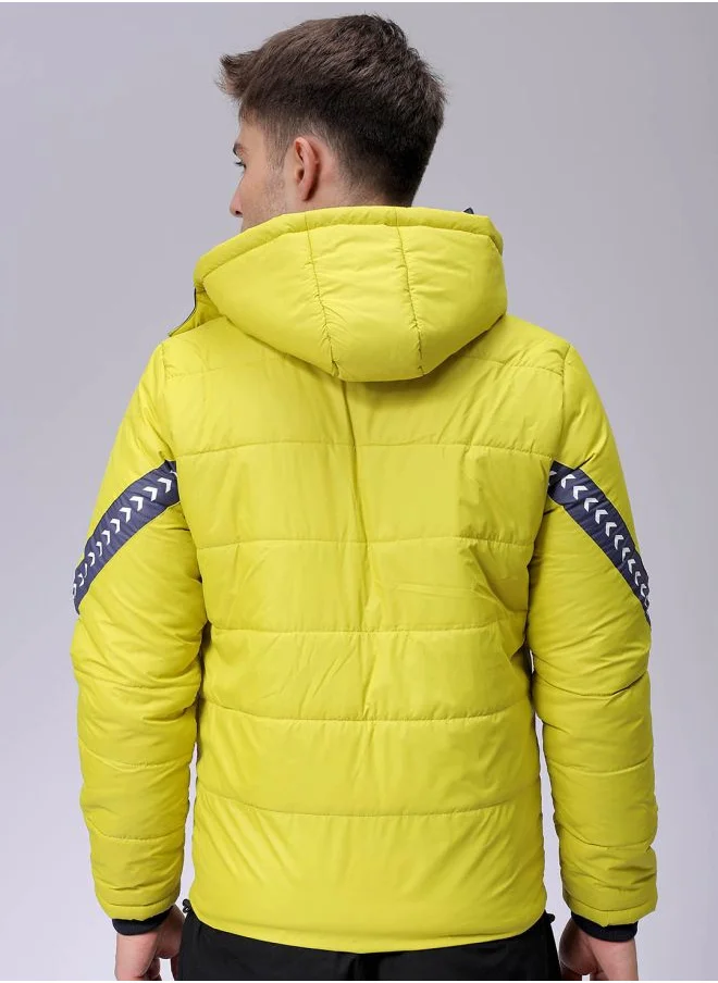 The Indian Garage Co Men Slim Fit Mix & Match Puffer Jackets
