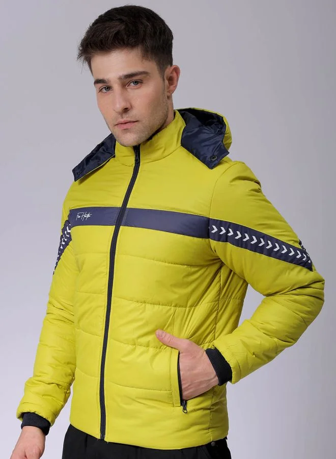 شركة المرآب الهندية Men Slim Fit Mix & Match Puffer Jackets