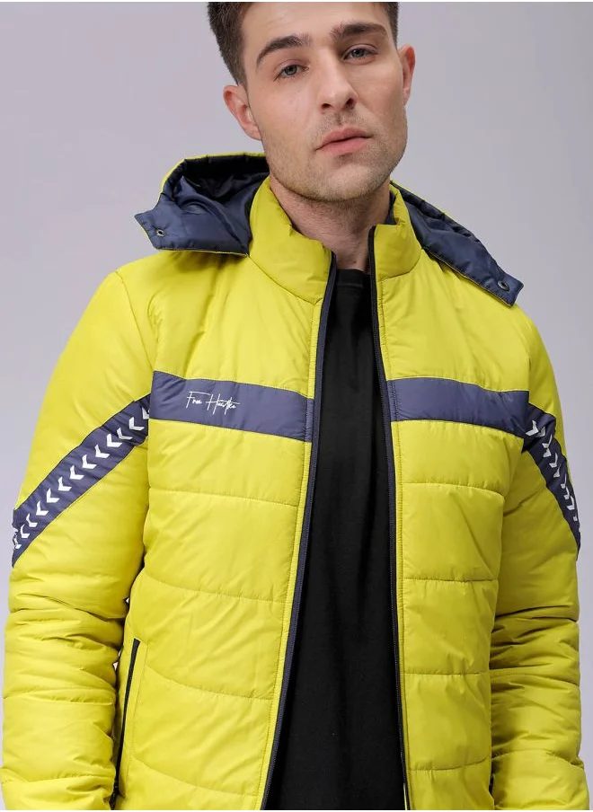 The Indian Garage Co Men Slim Fit Mix & Match Puffer Jackets