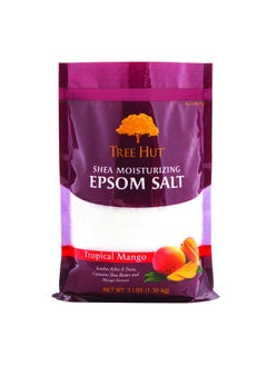 Tree Hut Tree Hut Shea Moisturizing Epsom Salt Tropical Mango, Ultra Hydrating Epsom for Nourishing Essential Body Care, 3 Pound (Pack of 1)  - Image 1
