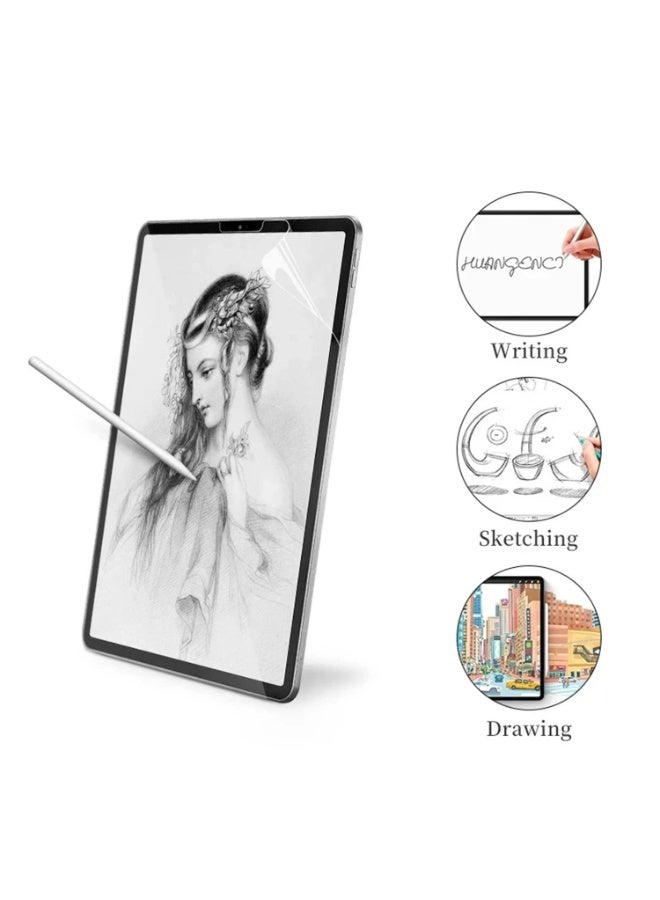 【2pcs】 Tablet Paper Film Screen Protector Compatible with iPad Air 13-inch (M2) 2024 Anti-Glare Like Paper Write Draw Soft Film Matte Film Anti-Scratch No-Bubble - Image 2