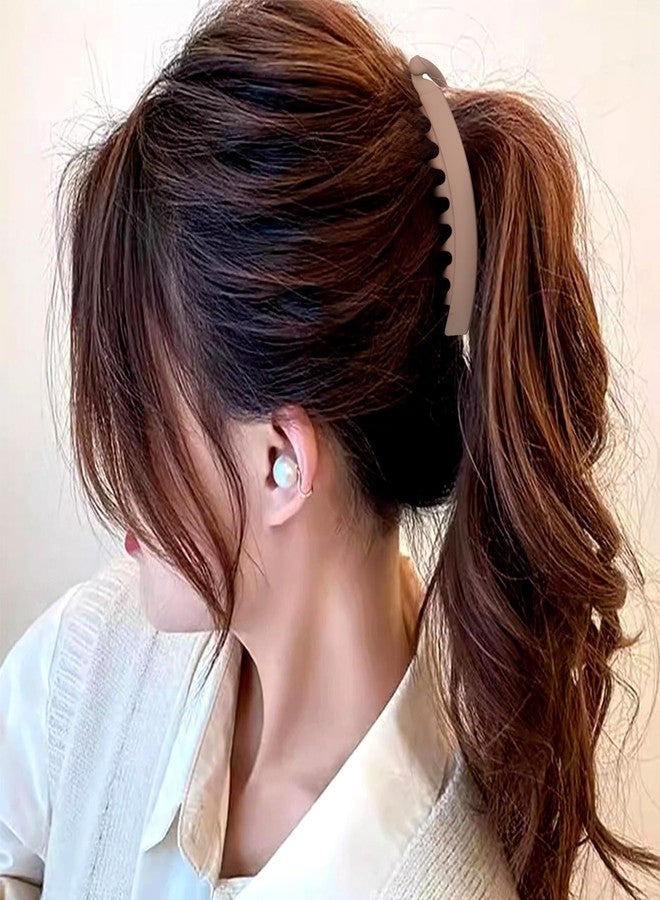 Indusoire 3 مشابك شعر على شكل موزة، مشابك شعر للنساء، حامل مشط أنيق للشعر الطويل والمجعد والمستقيم، دبابيس شعر بطول 13 سم لتصفيف الشعر اليومي والمناسبات الخاصة - Image 5