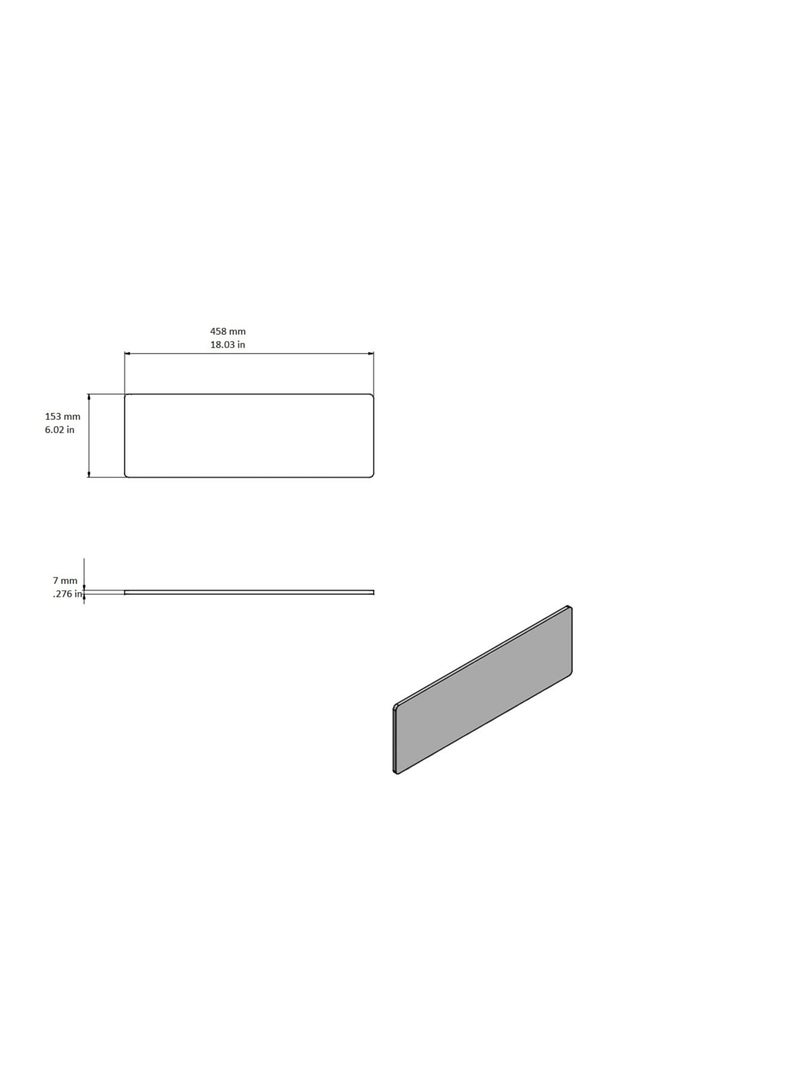 Rattleware Rubber Tamping Mat 46cm x 15cm - Image 5