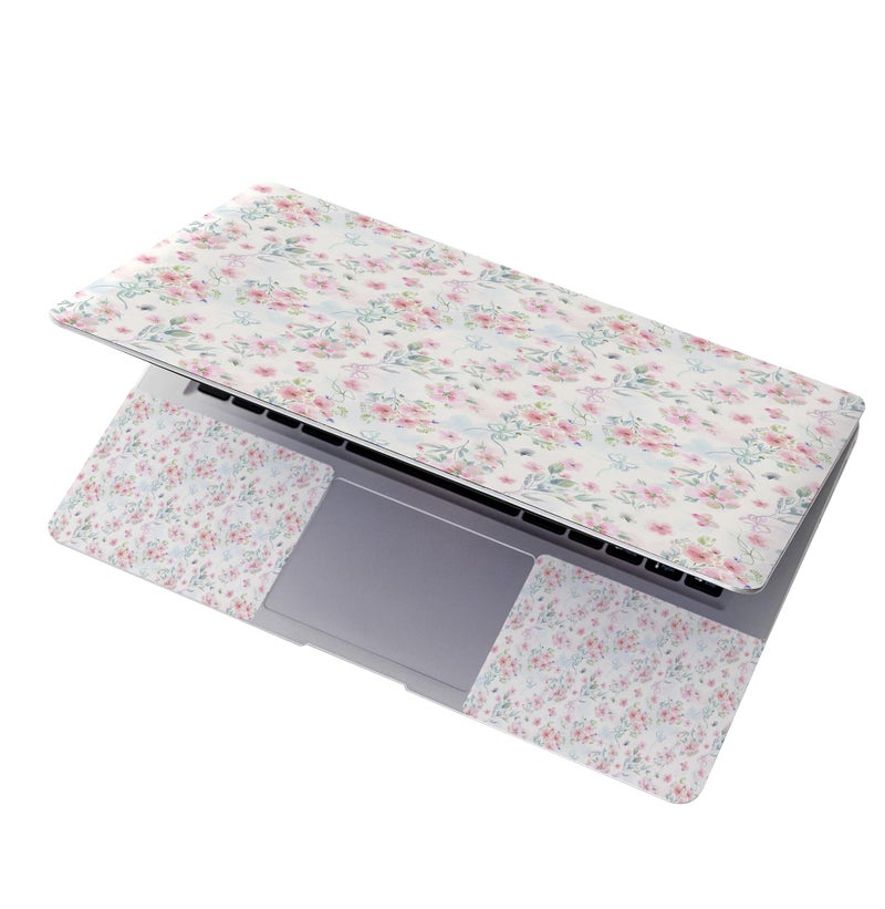 WINTOJO 11.6 13 13.3 14 15 15.6 inches Netbook Laptop Skin Sticker Decal Reusable Protector Cover Case for Laptop Notebook chromebook Pink Flowers W-NEK-48 - Image 4