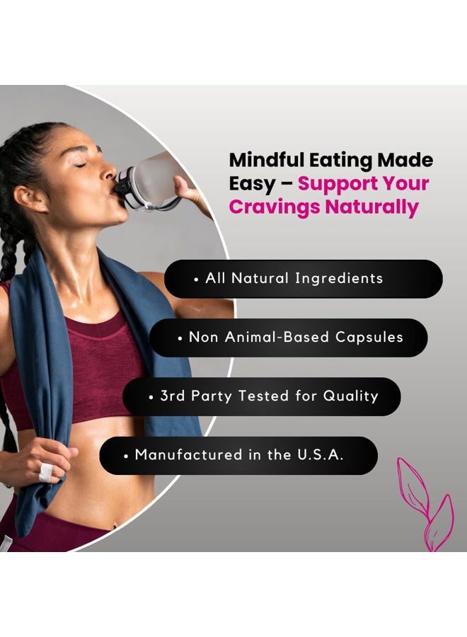 UNALTERED مثبط الشهية للنساء - يساعد في إدارة الرغبات، يعزز الشعور بالشبع، ويدعم فقدان الوزن - مكمل غذائي طبيعي مع الكروم بيكولينات وغلومكانان - 120 كبسولة نباتية - Image 5
