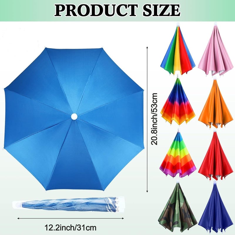 Infispace Boy's & Girl's Cap Headwear Umbrella Hat for Outdoor Sun Rain Protection (21 inches) - Image 2