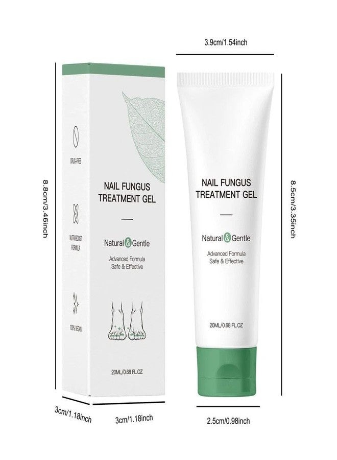 Bacchakidoo Nail Fungus Treatment Gel for Toenail & Fingernail Repair – Fast Absorbing Antifungal Nail Cream – Thick & Damaged Nails – Intensive Fungal Nail Care Solution for Men & Women - Image 2