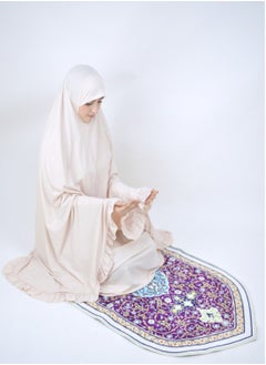 DAMAS COLLECTION Two Piece Islamic prayer dress women the Long - Prayer Clothes for Women - Prayer Abaya For women - Jilbab 2 piece, Umrah essentials for women - Prayer set  - Image 3