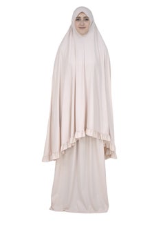 DAMAS COLLECTION Two Piece Islamic prayer dress women the Long - Prayer Clothes for Women - Prayer Abaya For women - Jilbab 2 piece, Umrah essentials for women - Prayer set  - Image 5