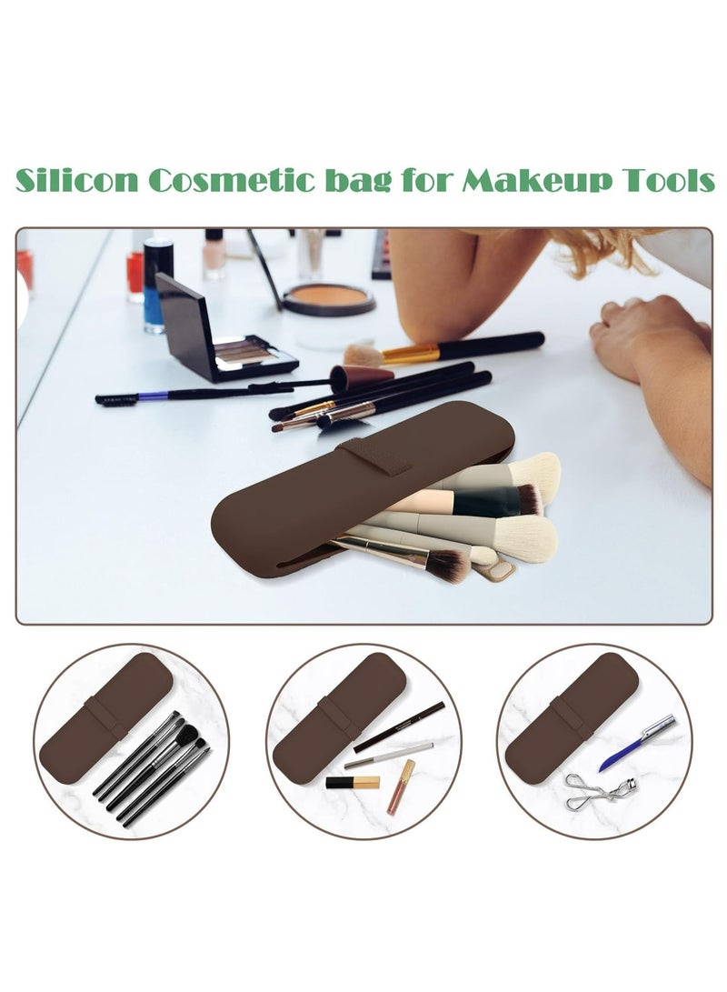 إسكدنيا حقيبة مجموعة مساحيق التجميل السفرية حامل المساحيق صغيرة منظمة للنساء - Image 3