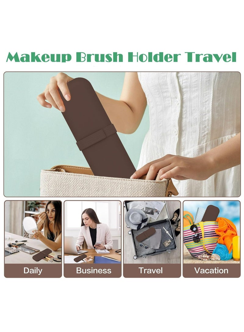 إسكدنيا حقيبة مجموعة مساحيق التجميل السفرية حامل المساحيق صغيرة منظمة للنساء - Image 2