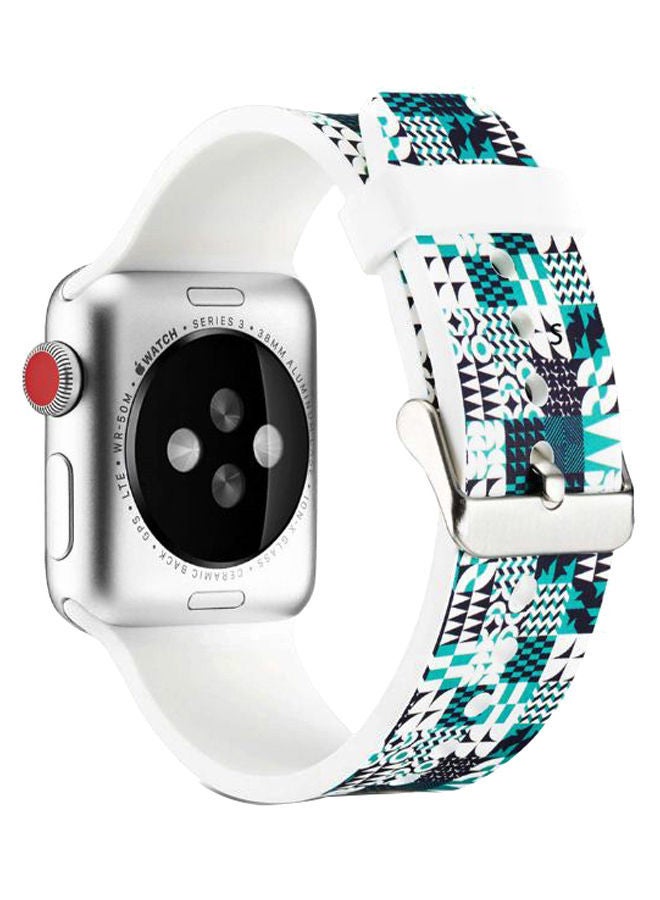 NIBEMINENT Replacement Band For Apple Watch Series 4/3/2/1 Multicolour - Image 2