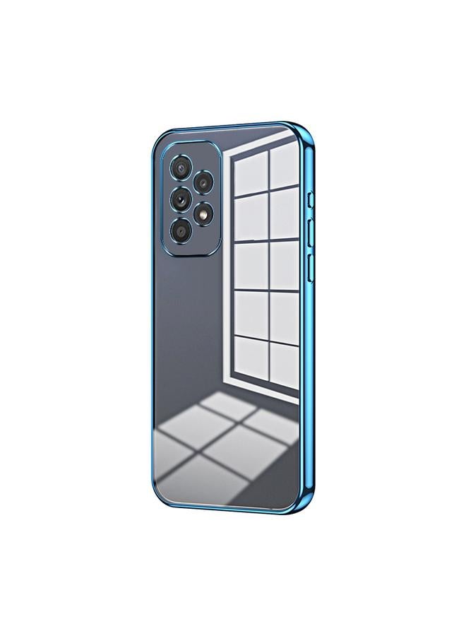 اس-توب جراب لهاتف Samsung Galaxy A33 5G، جراب شفاف مطلي بفتحة دقيقة - Image 1