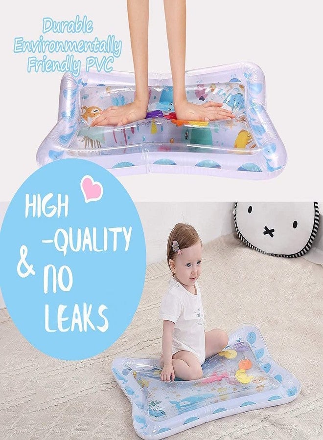 MOBDESK Baby Kids Water Play Mat Toys Inflatable Tummy Time Leakproof Water Play Mat, Fun Activity Play Center Indoor and Outdoor for 3 to 15 Months, Leak-Proof, BPA-Free, Fun Early Development Toy - Image 3
