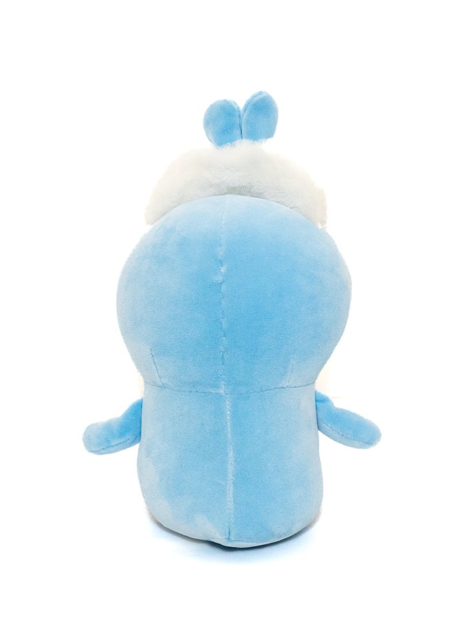 Toto Toys - Classic Plush Penguin With Eye Mask - Sky Blue Color Size 23 cm - Image 1
