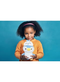 Toto Toys Classic Plush Penguin With Eye Mask - Sky Blue Color Size 23 cm  - Image 5