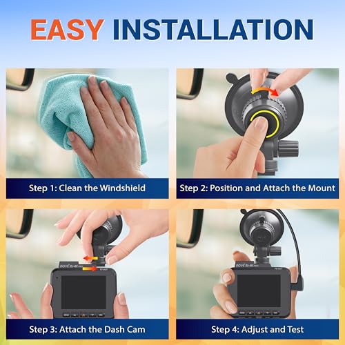 ROVE Suction Cup Mount for R2-4K, R2-4K PRO and R2-4K Dual Dash Camera Models - Image 5