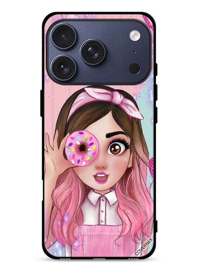 Covernex Apple iPhone 17 Pro Protective Case Cover Donut Lover Girl Art - Image 1