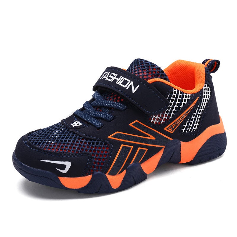 Mesh Sneakers Lightweight Flexible Sole Walking Shoes For Kids Indoor And Outdoor Activities - Image 1