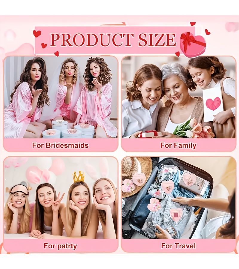 60pcs Pink Heart Jewelry Bags with Cutouts Elegant Pastel Pink Jewelry Storage Boxes with Lid Top Secure Closure for Necklaces Earrings Bracelets Ideal Gift Wrapping for Weddings Birthdays Valentine Day Christmas - Image 5