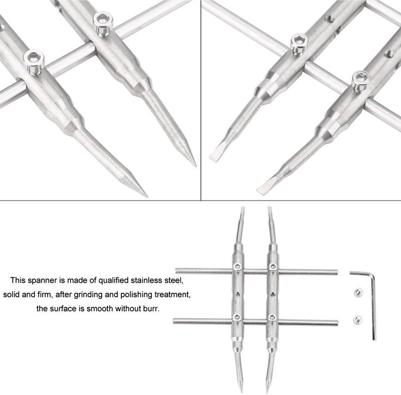 Oumij Professional Camera Lens Spanner Wrench,Lens Repair Tool,Camera Lens Opening Repairing Tool,Repair Maintanance Tools, for DSLR Camera Lens - Image 3