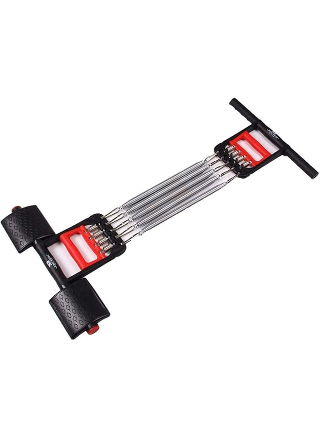 Joerex 3 In 1 Multi Functional Training Band Exercise Gym Chest Expander 5 Resistance Bands By Hirmoz Black - Image 1