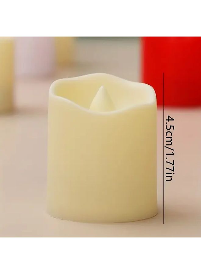 Realistic Flickering Flameless Pillar Candle 2pcs Battery Or Plug In Home Decor - Image 3