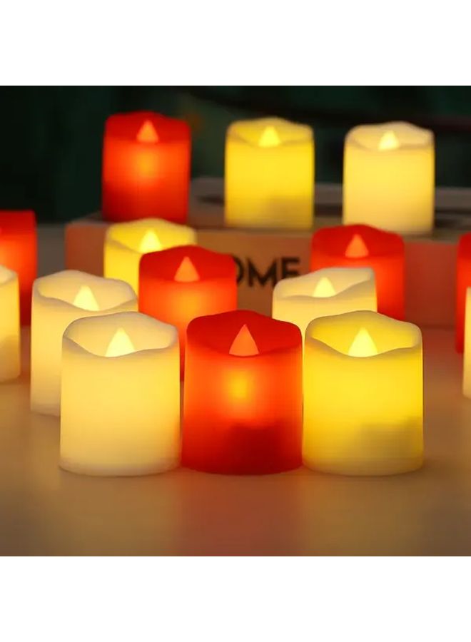 Realistic Flickering Flameless Pillar Candle 2pcs Battery Or Plug In Home Decor - Image 4