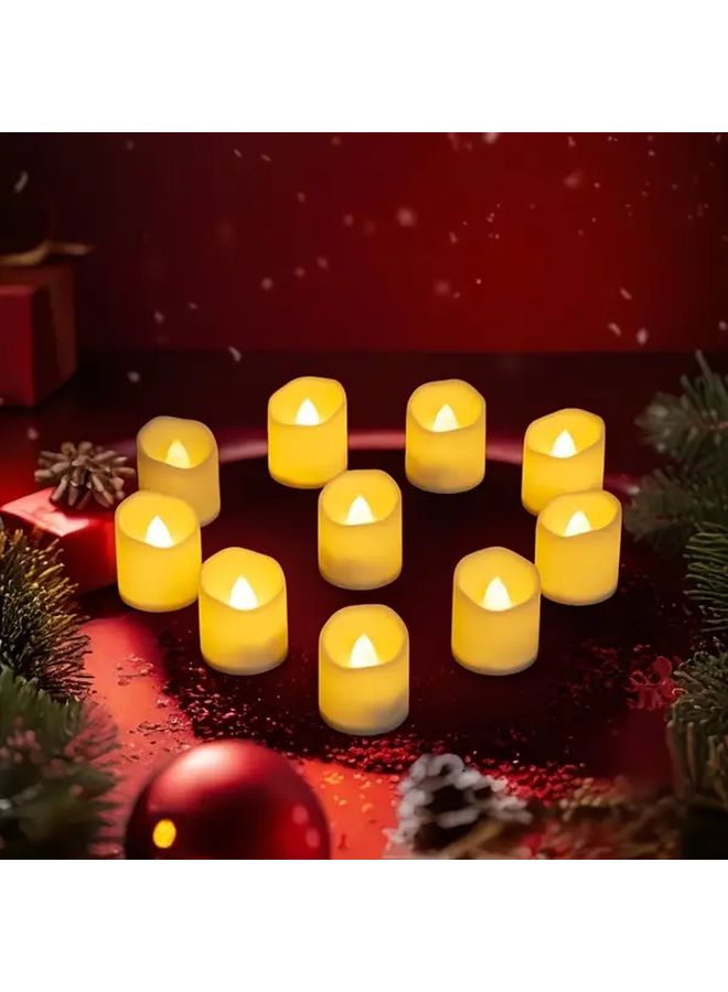 Realistic Flickering Flameless Pillar Candle 2pcs Battery Or Plug In Home Decor - Image 5