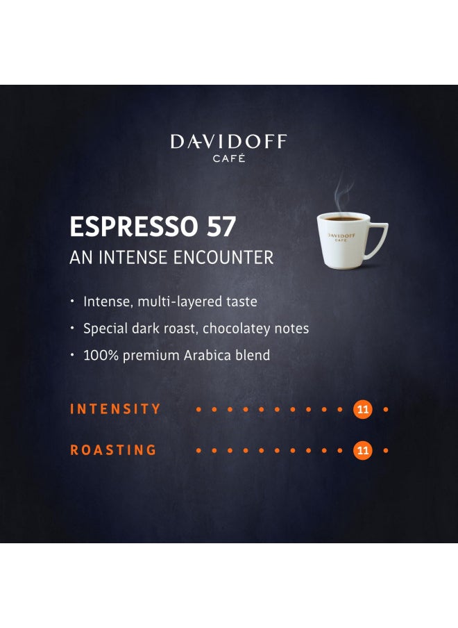 Davidoff DAVIDOFF Espresso 57 Instant Coffee - Dark and Chocolatey - Intense Roast with a Smooth Aroma - 100% Arabica Beans - 11/12 Intensity. 12/12 Roasting. 6/12 Acidity - 1 x 3.52 oz  - Image 4