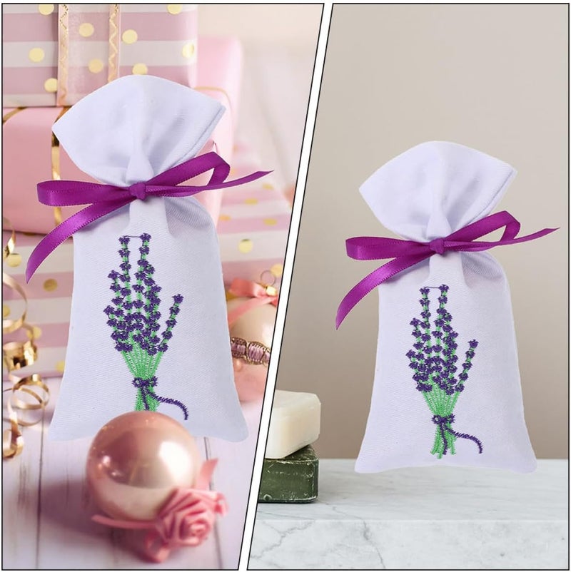 حقائب صغيرة فارغة من الكتان برائحة اللافندر (Beaupretty 9pcs Lavender Sachet Bags Small Empty Muslin Pouches)، مثالية لتعليقها في خزائن الملابس أو لتخزين العطور في المنزل أو السيارة. مصنوعة من قماش عالي الجودة، تدوم لفترة طويلة ولا تتلف بسهولة. - Image 5