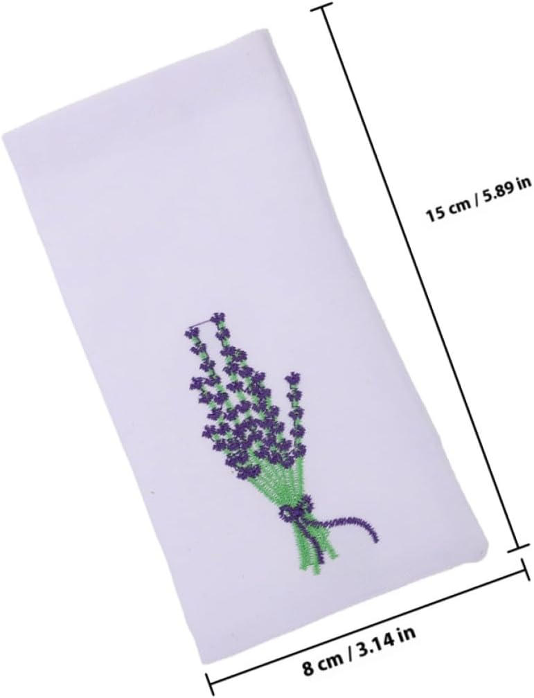 حقائب صغيرة فارغة من الكتان برائحة اللافندر (Beaupretty 9pcs Lavender Sachet Bags Small Empty Muslin Pouches)، مثالية لتعليقها في خزائن الملابس أو لتخزين العطور في المنزل أو السيارة. مصنوعة من قماش عالي الجودة، تدوم لفترة طويلة ولا تتلف بسهولة. - Image 2
