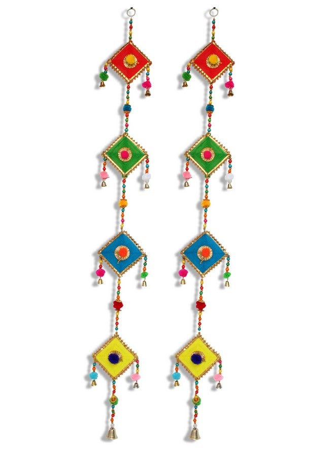 JH Gallery Handmade Woollen Kite Door Wall Hangings (JHG-KHL-V, Multicolour, 39 Inches) - 1 Pair - Image 4