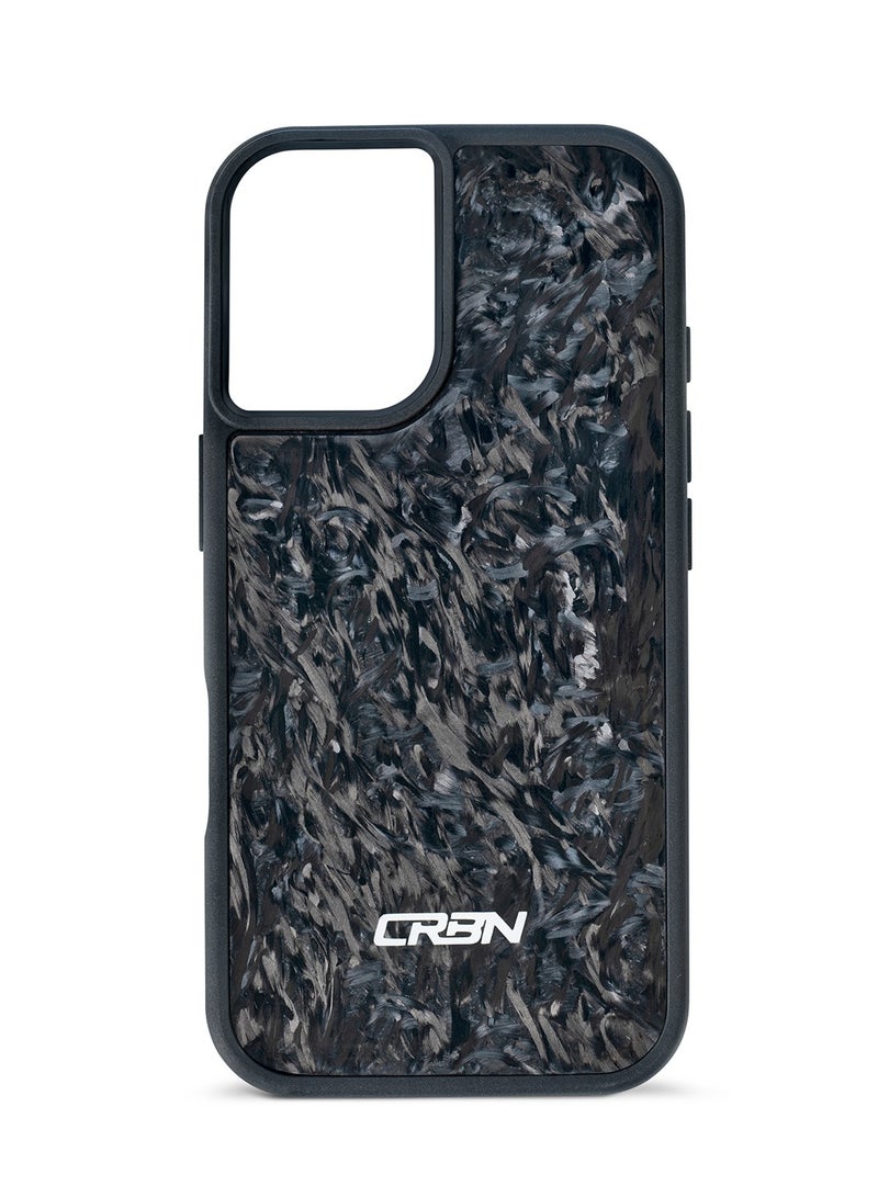 سي ار بي ان CRBN، حافظة هاتف من ألياف الكربون لهاتف iPhone 16، مصممة، نحيفة، تصميم خفيف الوزن، مقاومة للصدمات، حماية من السقوط، نسيج من ألياف الكربون، غطاء مضاد للخدش، قبضة غير قابلة للانزلاق لتحقيق أقصى قدر من المتانة