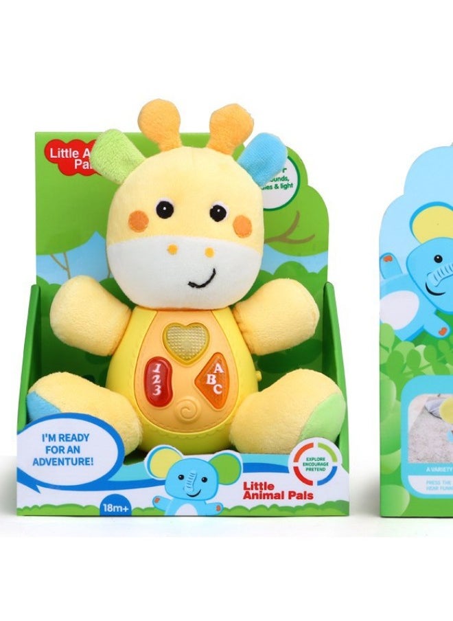 Generic Products Baby Toys Sound And Light Soothing Doll Light Music Soothing Doll Baby Sleeping Toy-Color:Plush Educational Monkey With Light And Music-Specifications:20CM  - Image 4